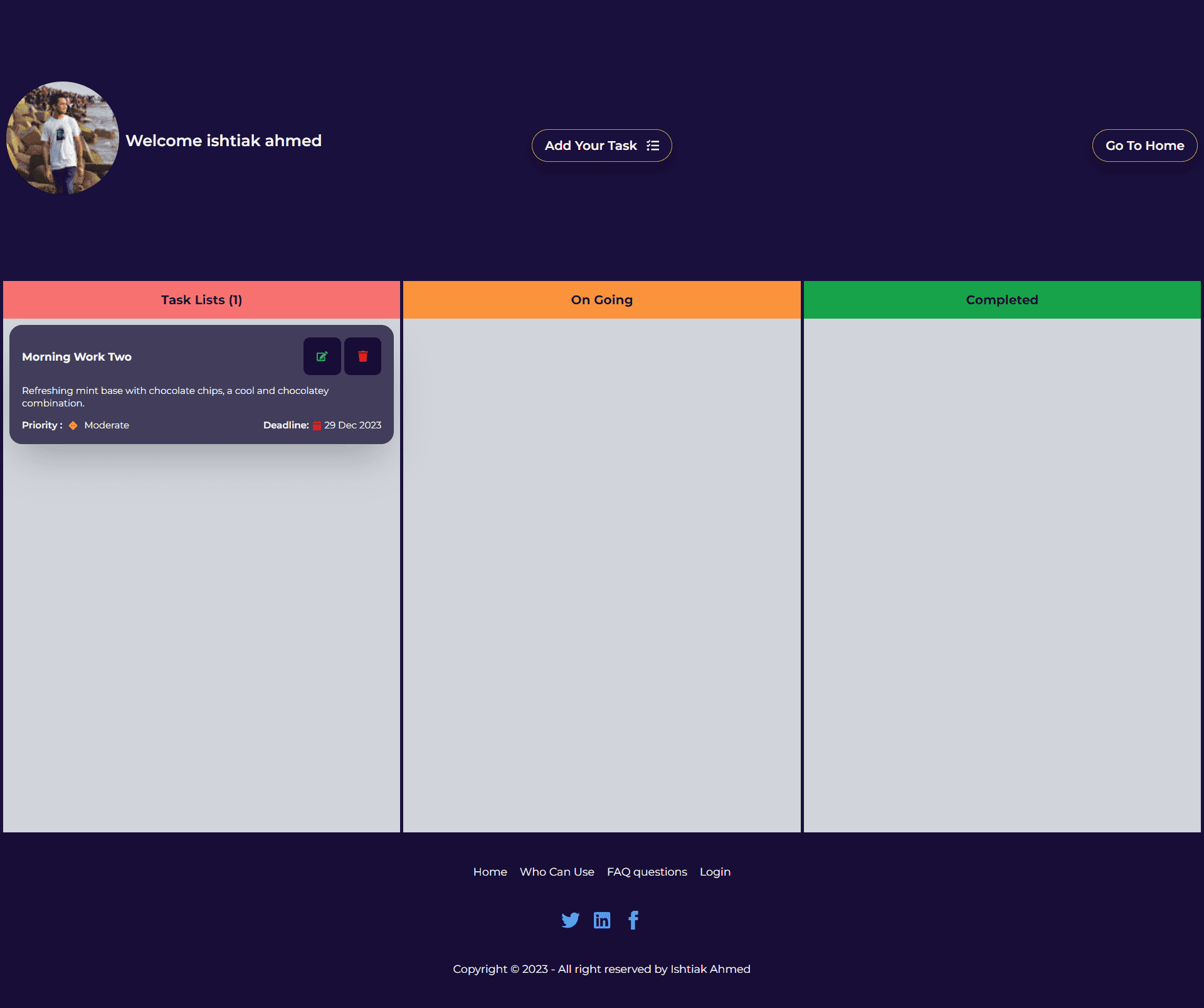 Task Management