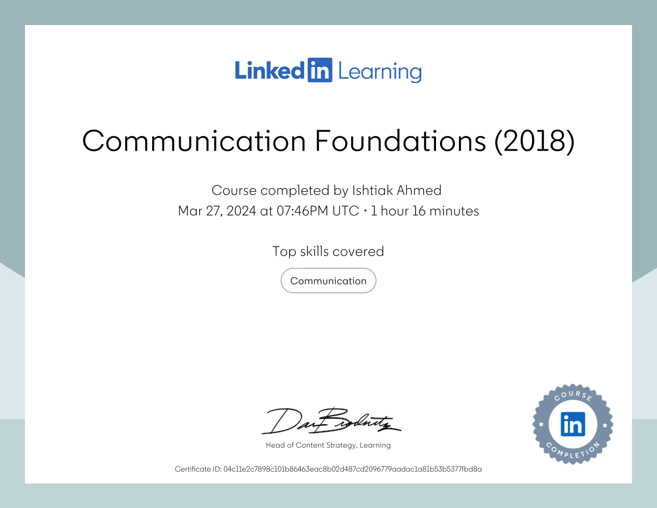 Communication Foundations
